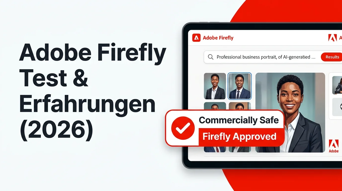 Adobe Firefly Test & Erfahrungen (2026) — Thumbnail