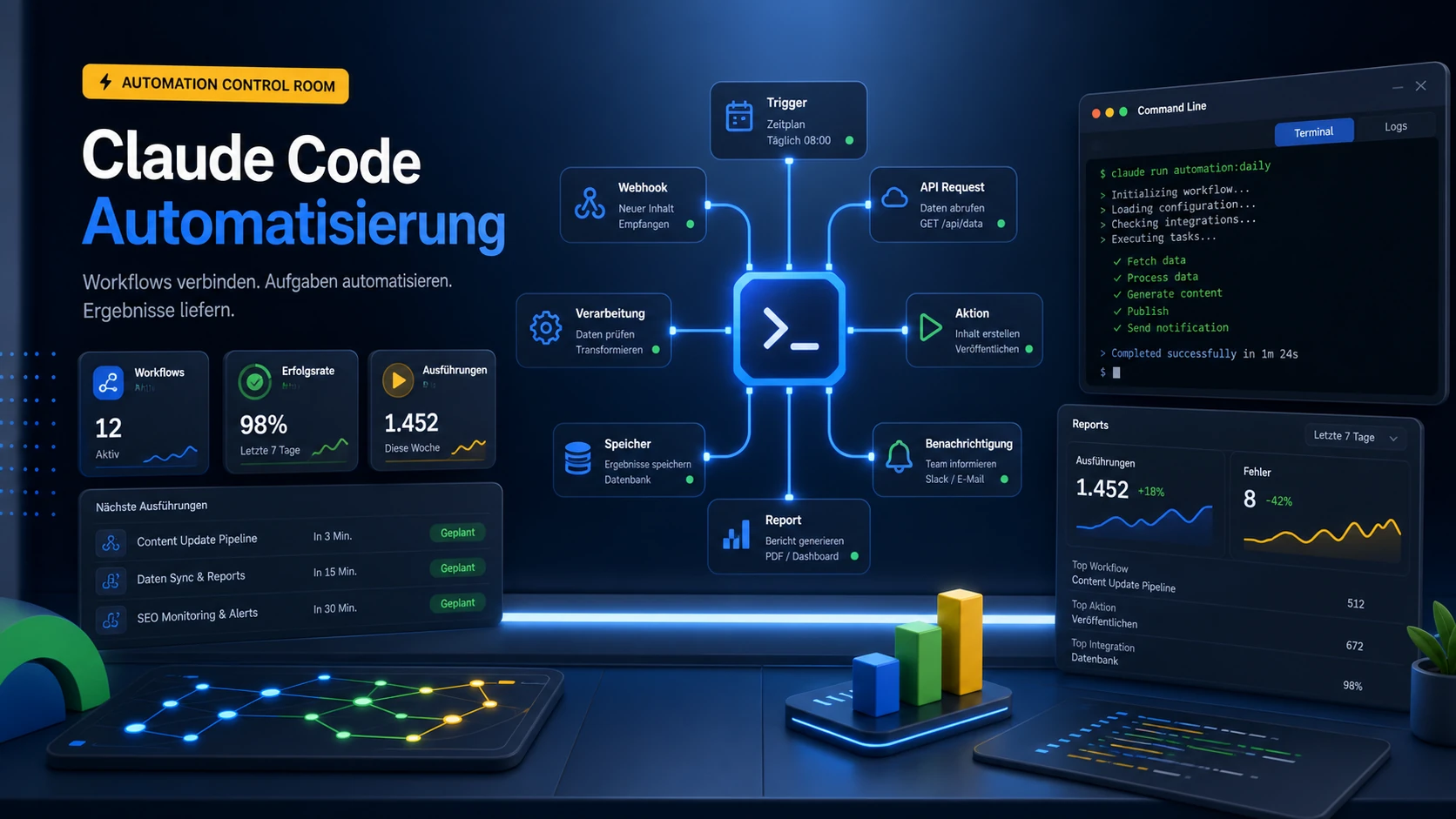 Claude Code Automatisierung: Hooks, MCP, Skripte & Workflows - Featured Image