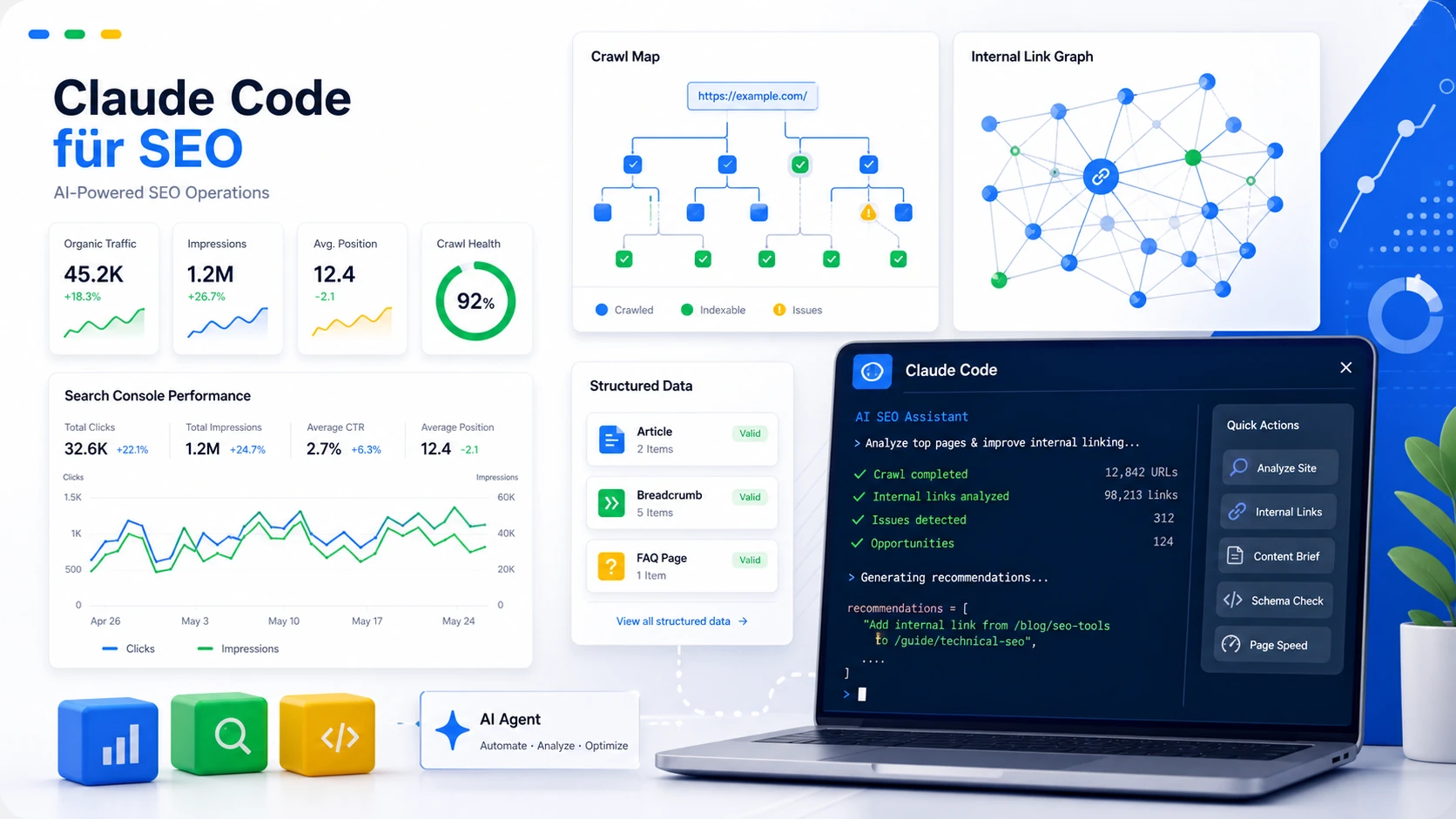 Claude Code für SEO: Audits, interne Links & Automatisierung - Featured Image