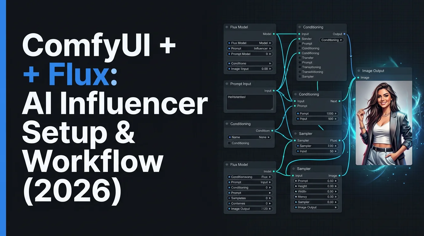 ComfyUI + Flux für AI Influencer — Setup, Workflow und LoRA-Training