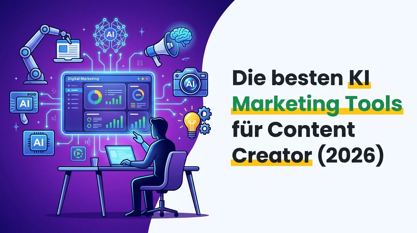 Die besten KI Marketing Tools für Content Creator 2026