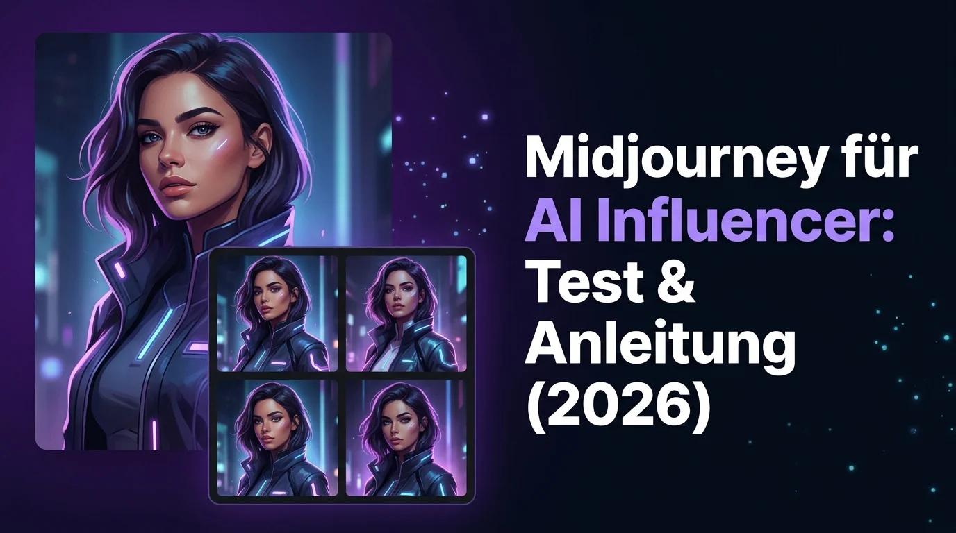 Midjourney für AI Influencer: Test & Anleitung (2026)