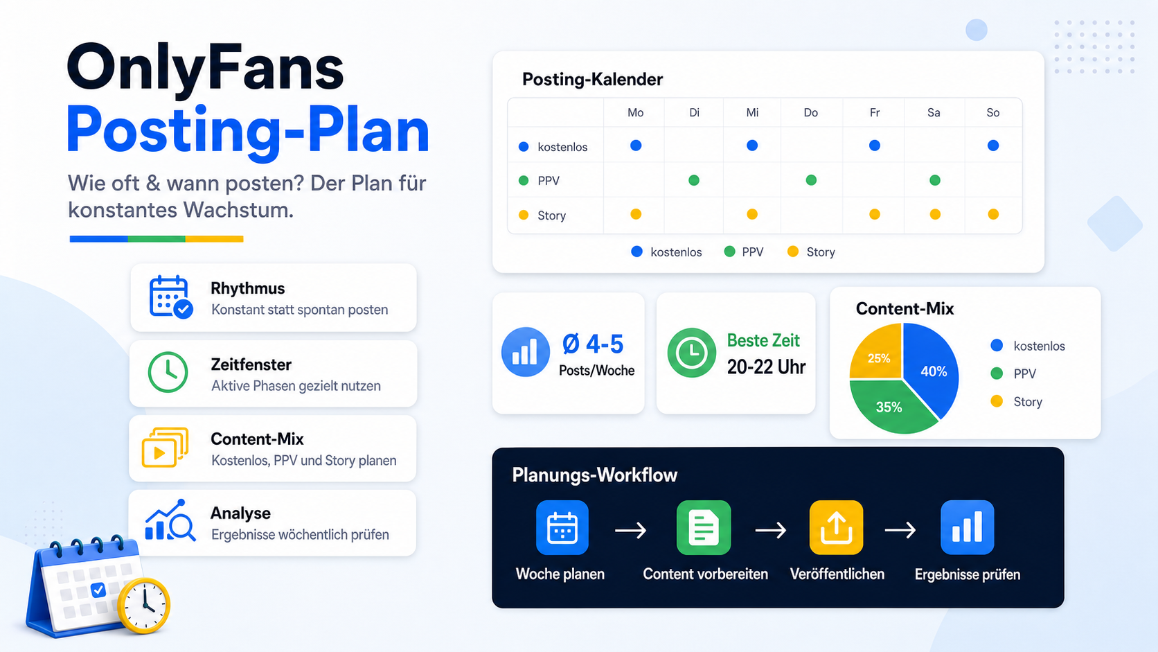 OnlyFans Posting-Plan: Wie oft & wann posten? (2026)