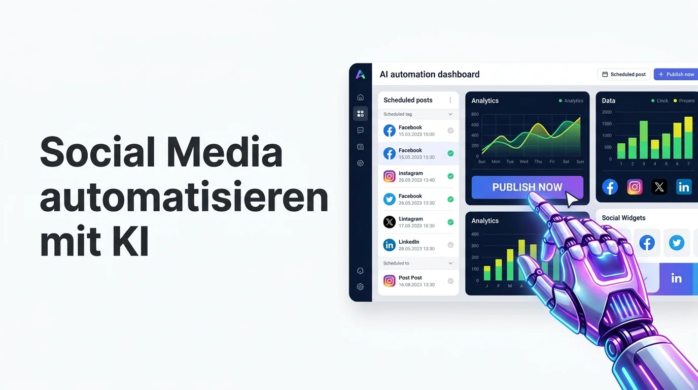 Social Media automatisieren mit KI - Automatisierung Guide